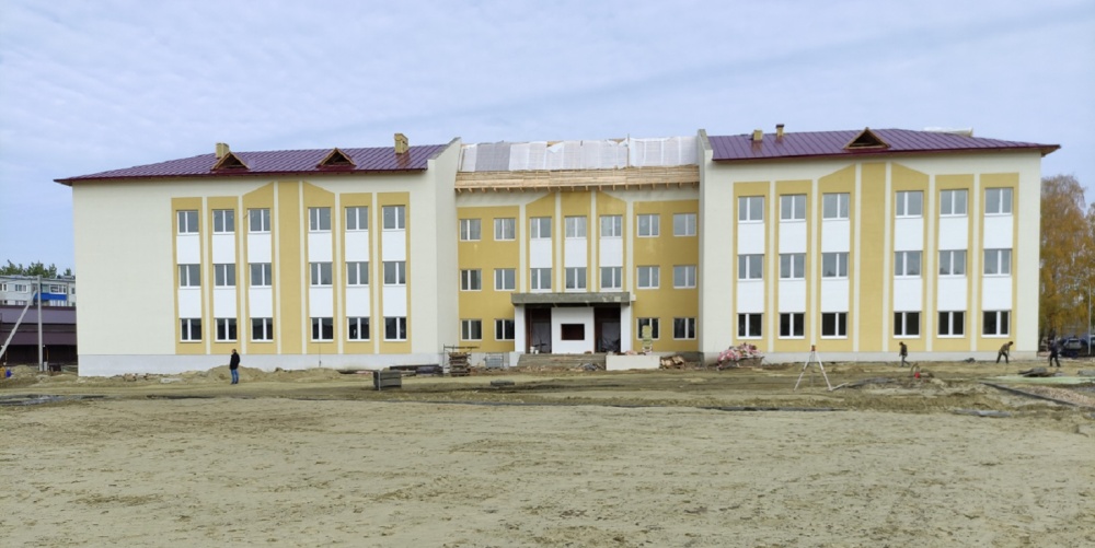 Выездная проверка строительства школы в селе Чемодановка