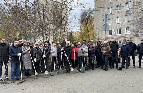 Сотрудники Министерства градостроительства и архитектуры Пензенской области приняли участие в субботнике
